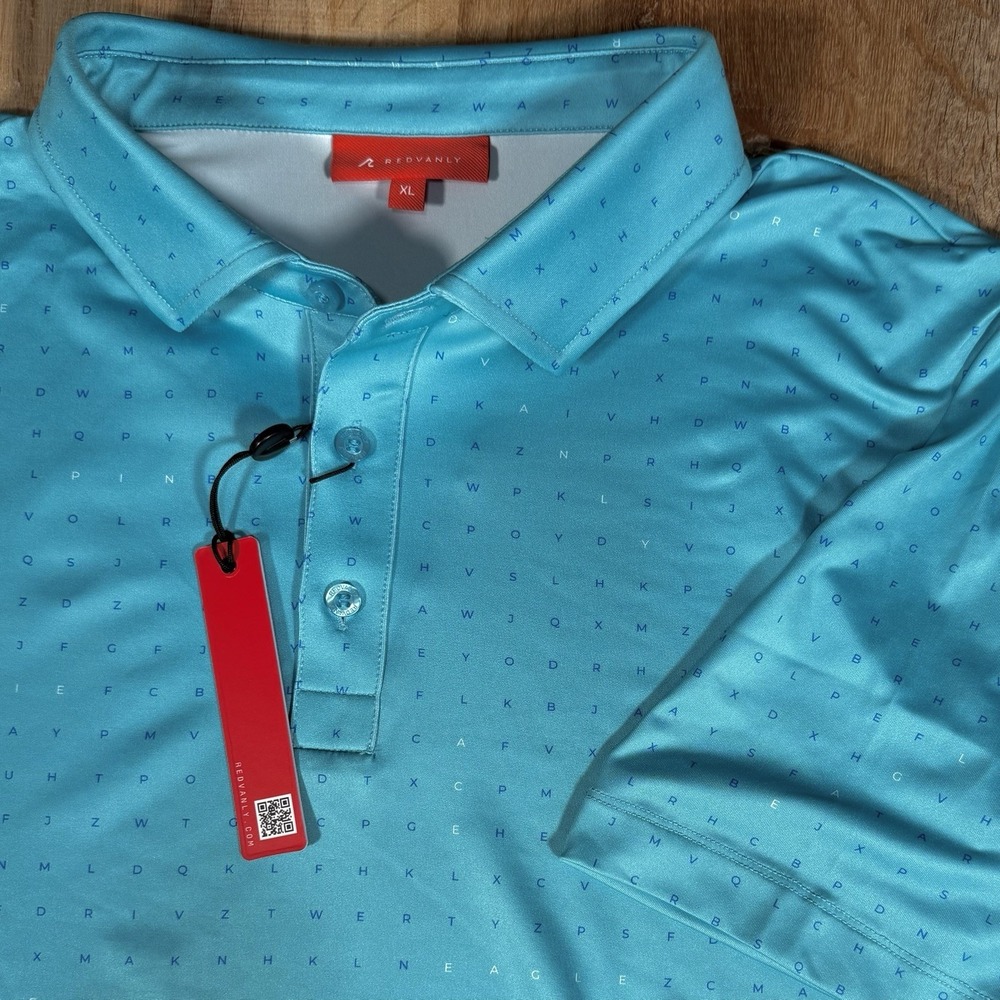 NEW Redvanly The Times Curacao Golf Performance Polo Men's XXL $110